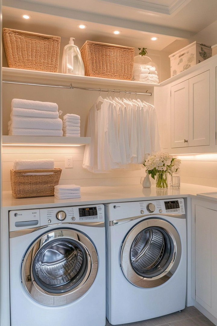 small laundry room organization 30