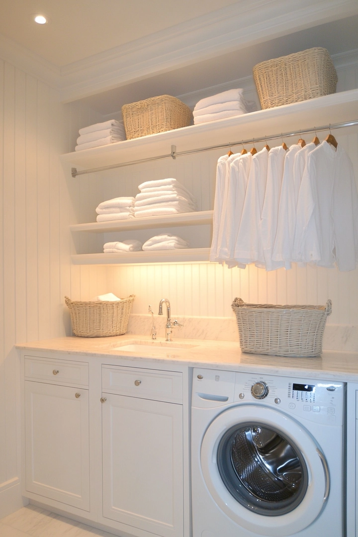 small laundry room organization 31