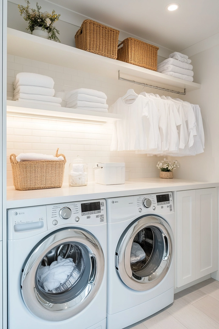 small laundry room organization 32