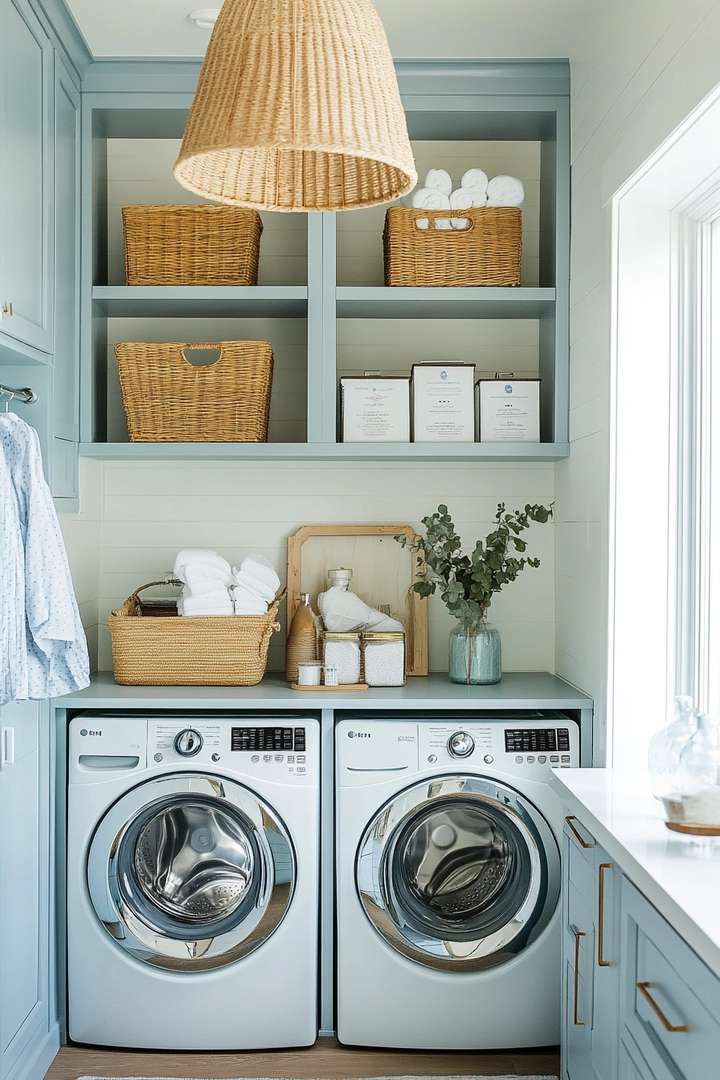 small laundry room organization 37