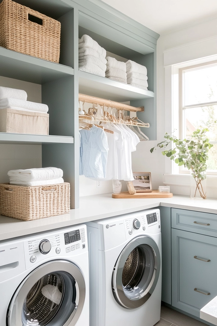 small laundry room organization 38