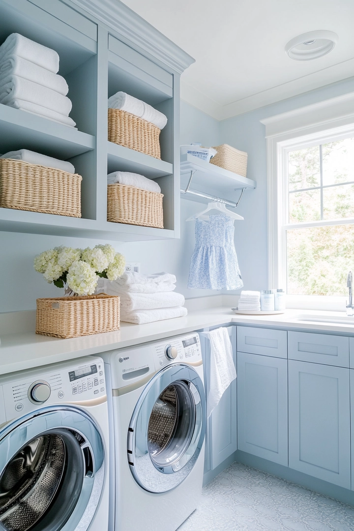 small laundry room organization 39