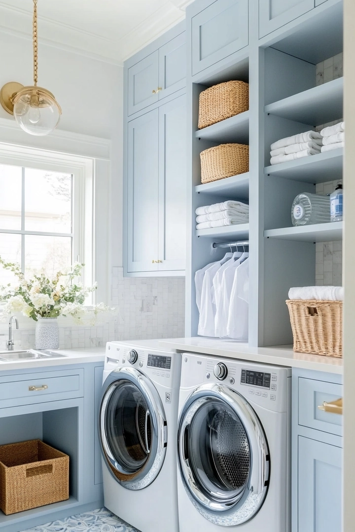 small laundry room organization 40