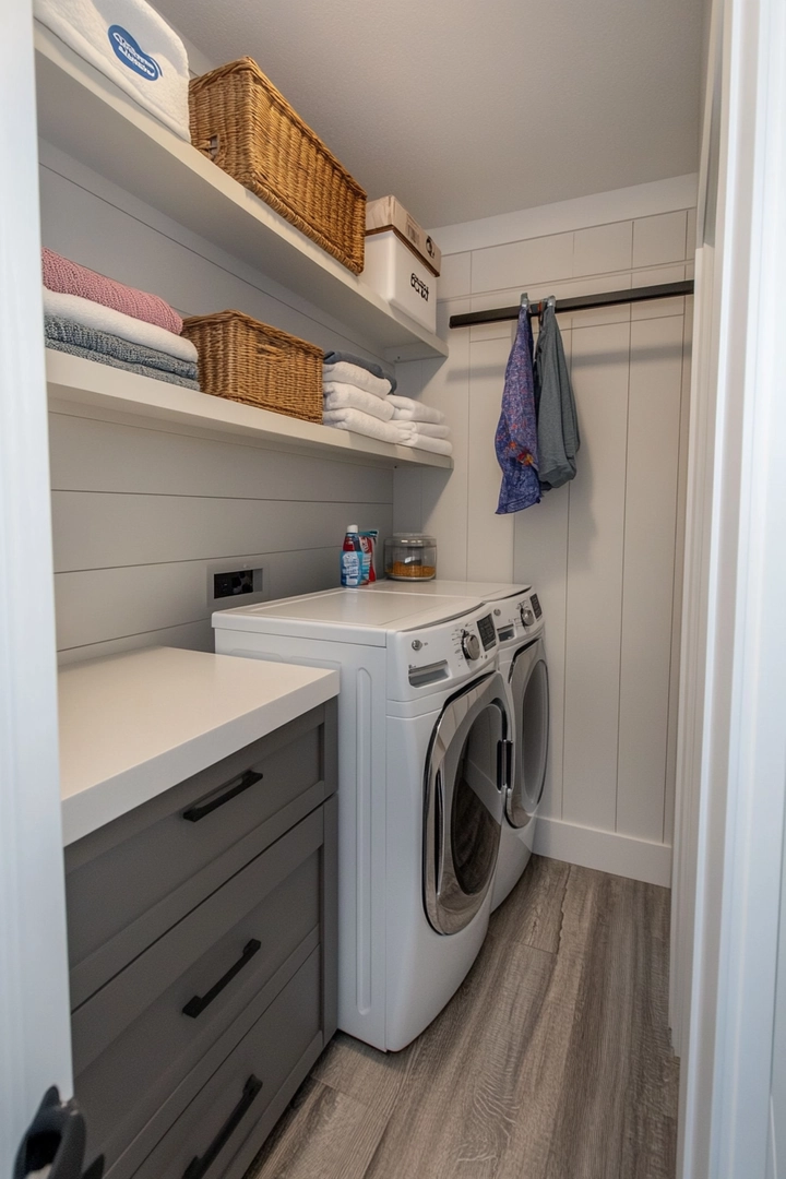 small laundry room organization 42