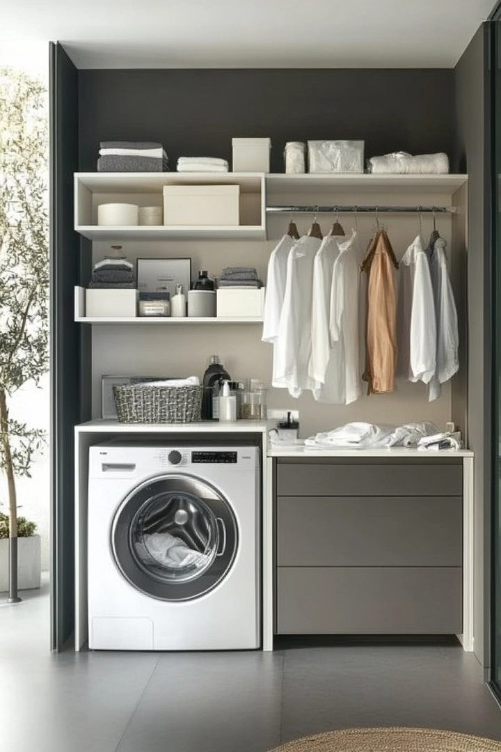 small laundry room organization 43