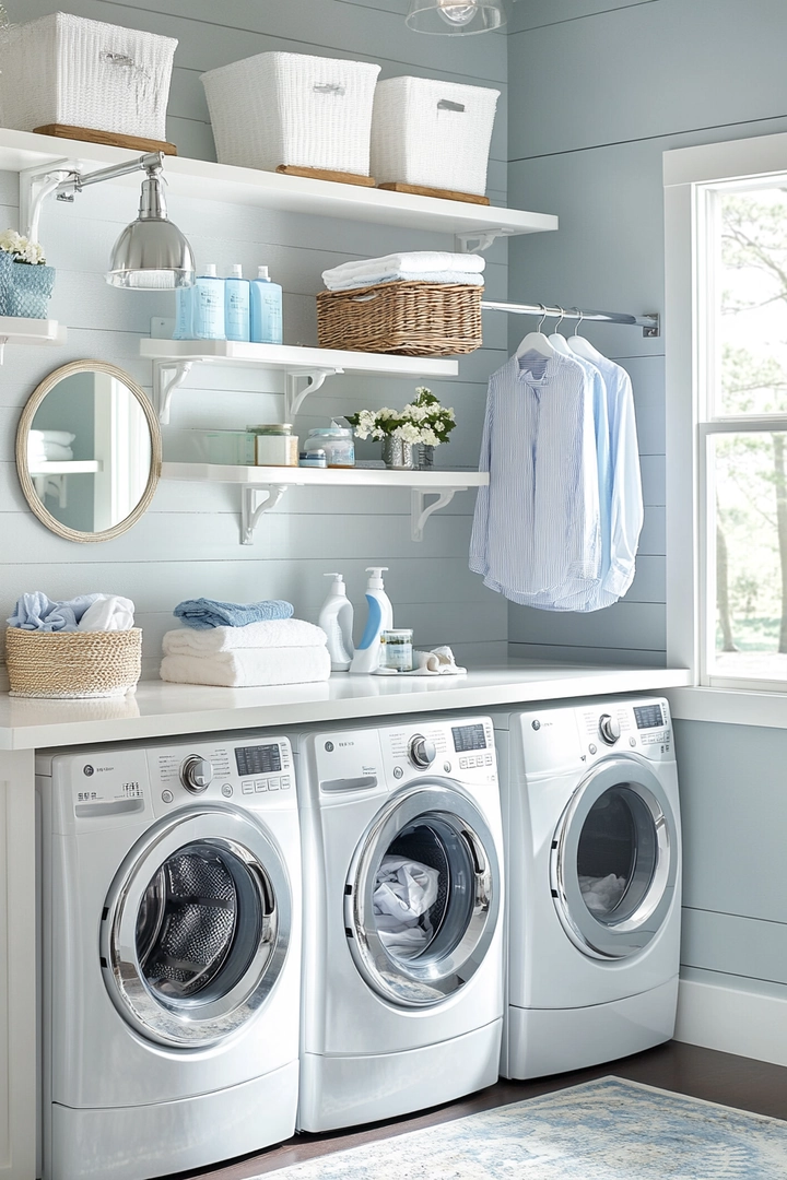 small laundry room organization 51