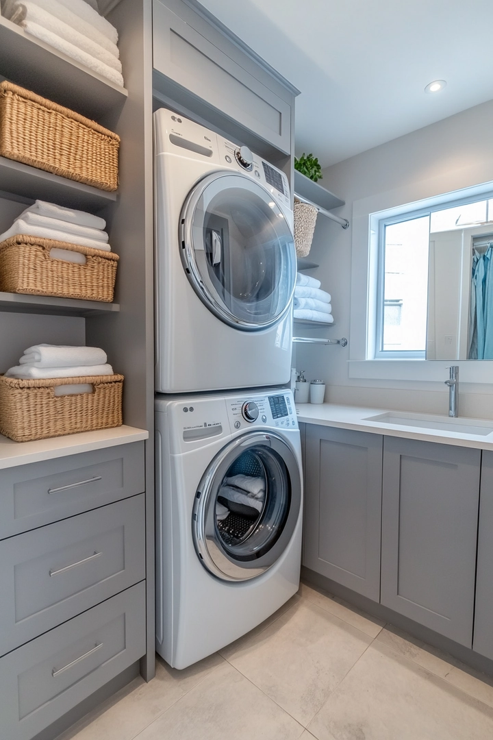 small laundry room organization 53