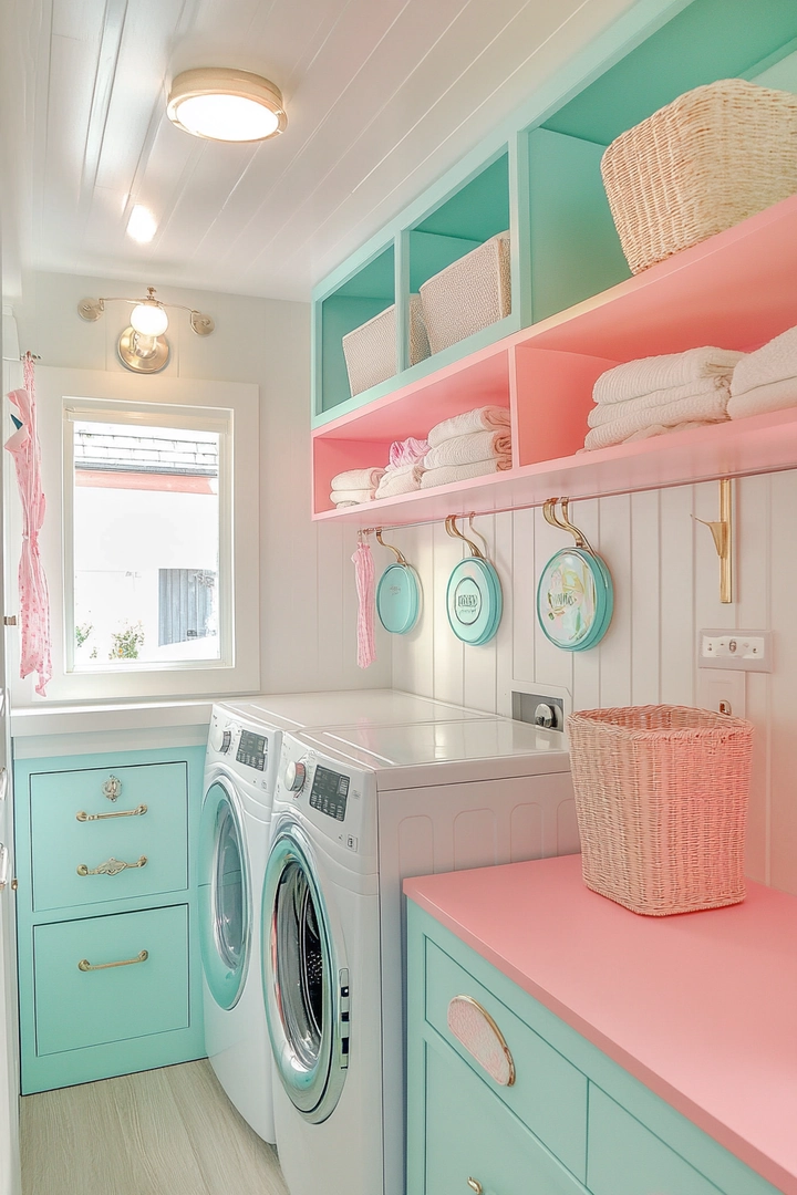 small laundry room organization 59