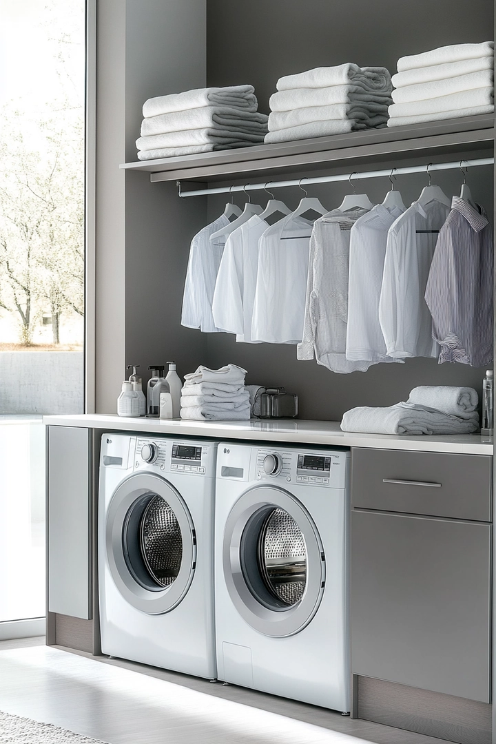 small laundry room organization 6