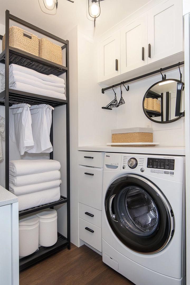 small laundry room organization 63