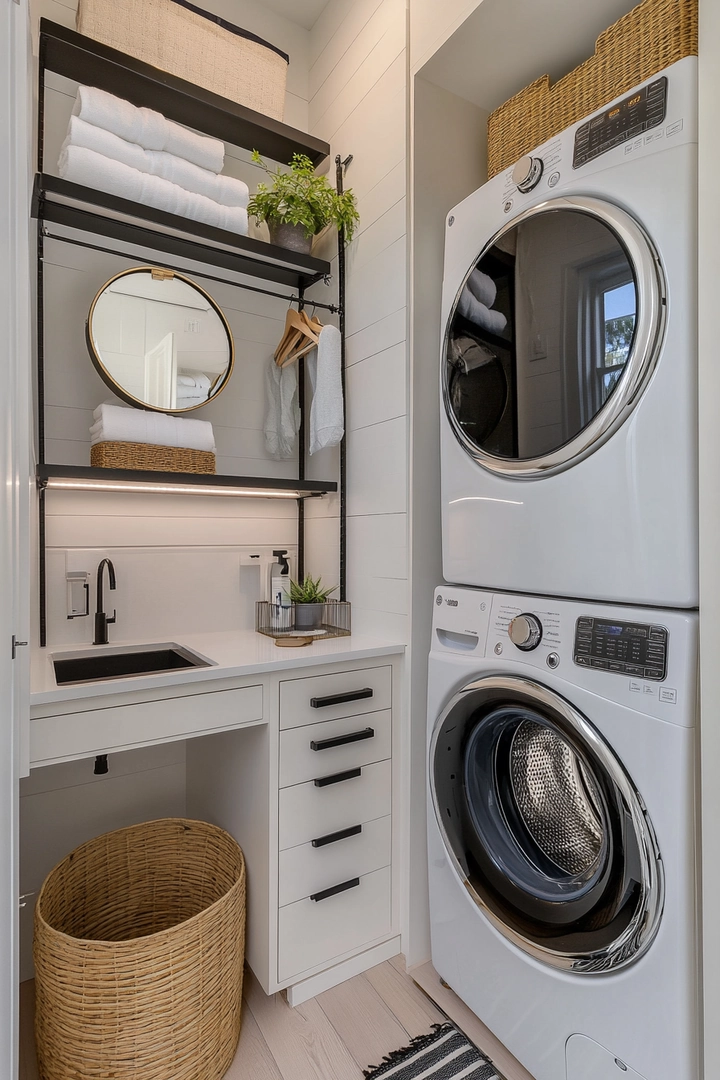 small laundry room organization 64