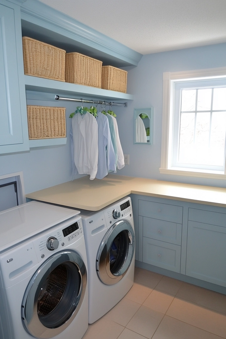 small laundry room organization 67