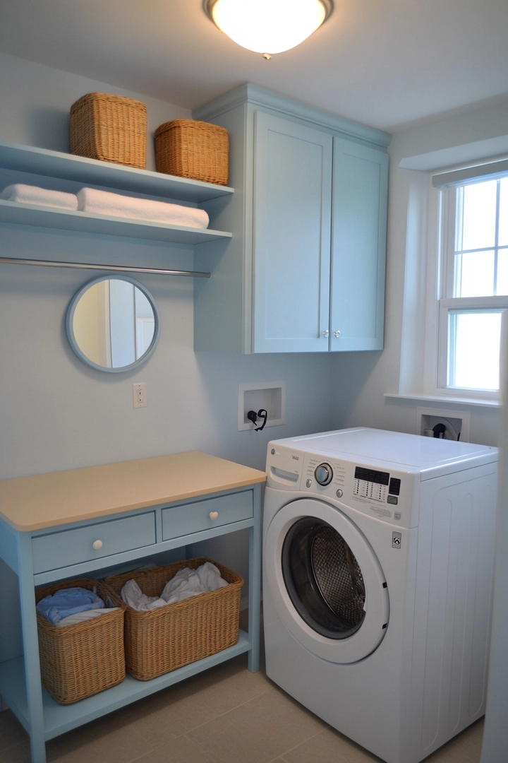 small laundry room organization 68