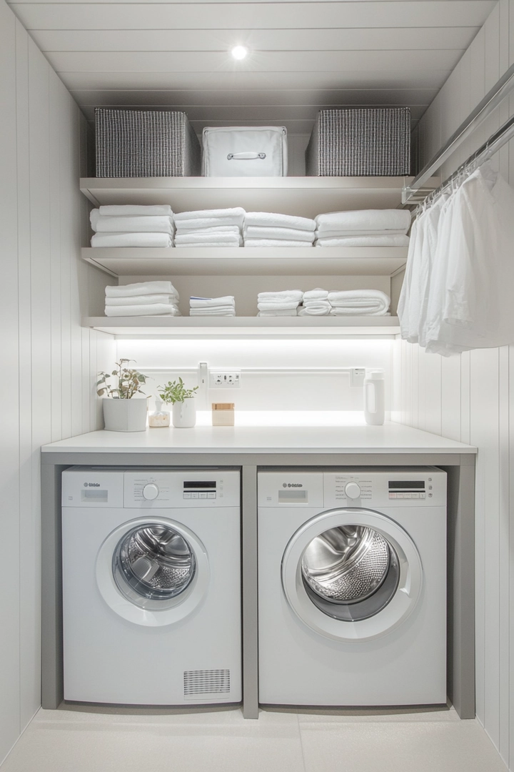 small laundry room organization 69