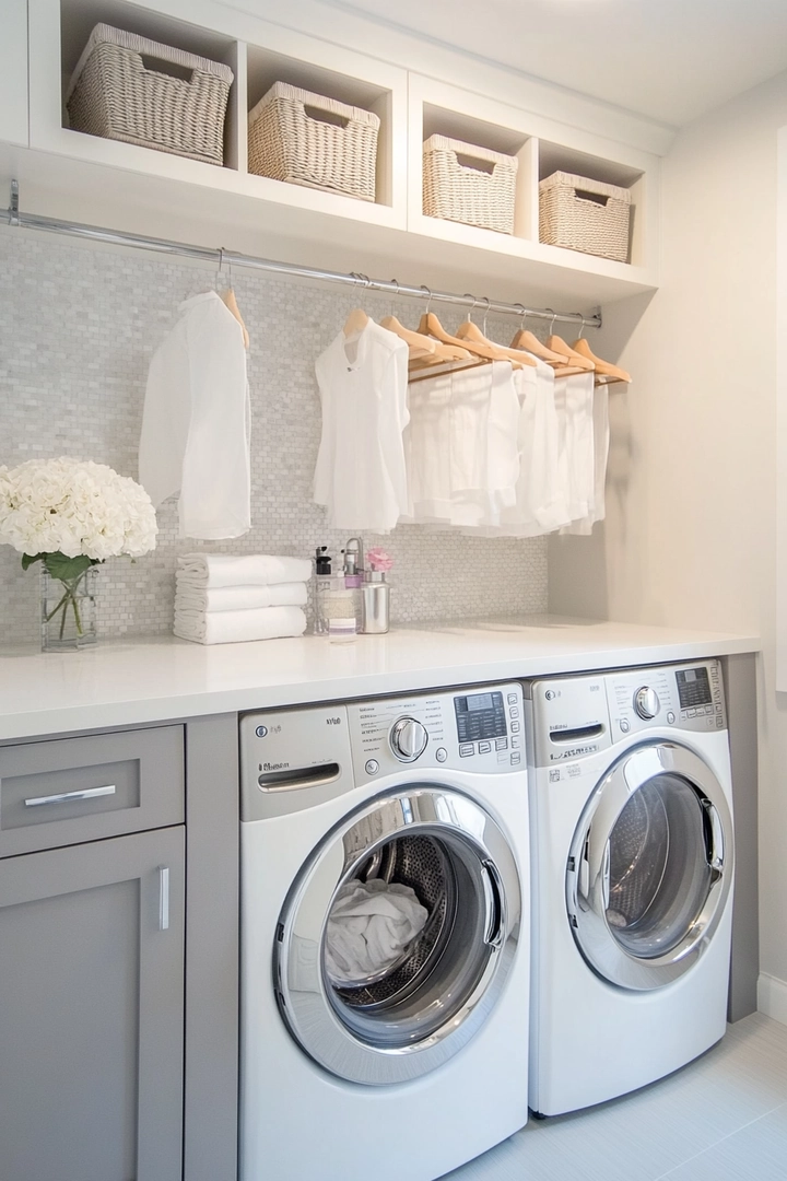 small laundry room organization 70