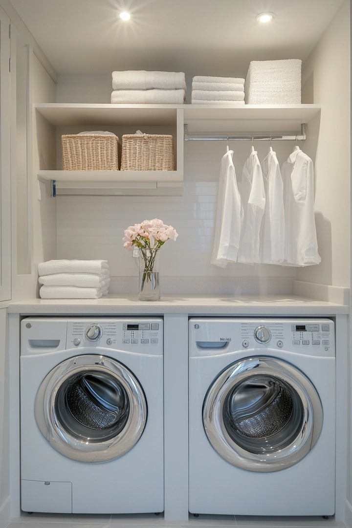 small laundry room organization 71