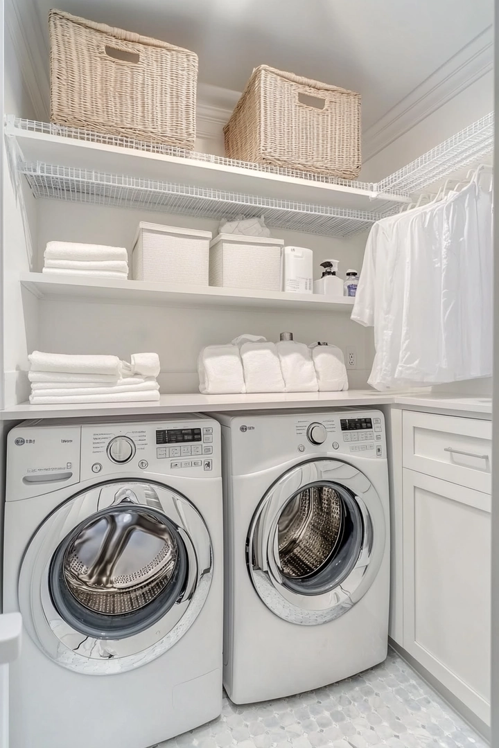 small laundry room organization 72