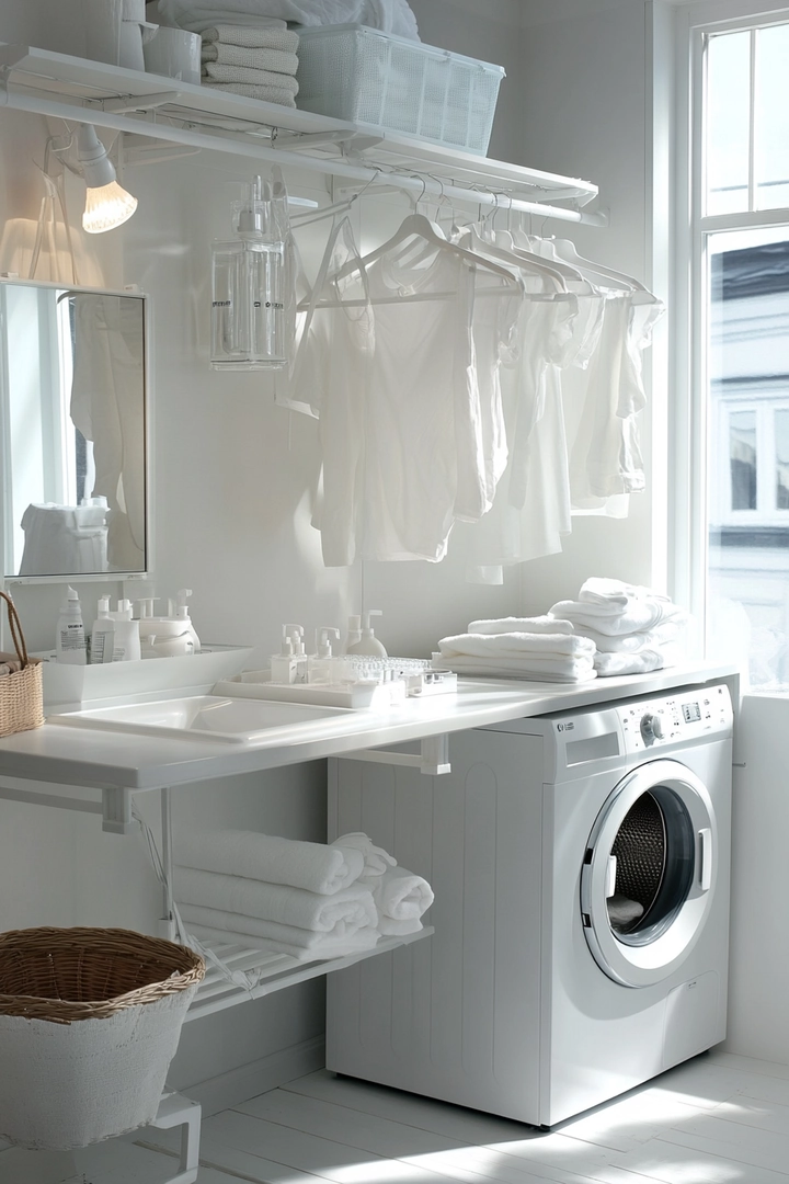 small laundry room organization 73