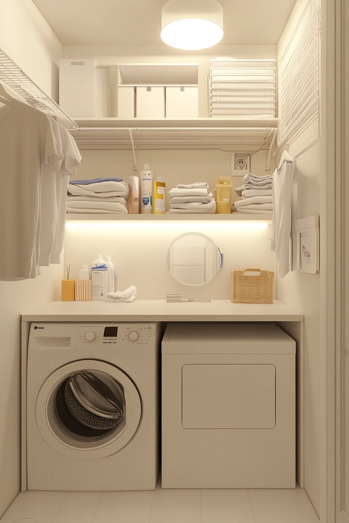 small laundry room organization 75