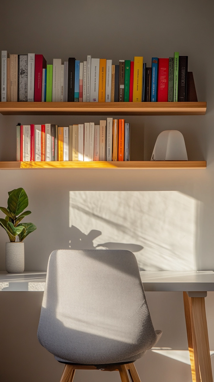 small office bookshelf ideas 14