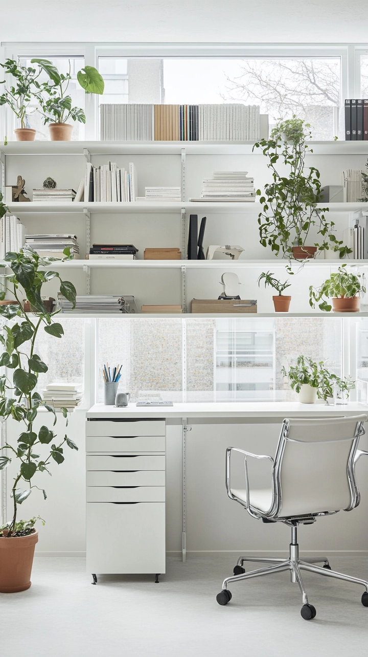 small office bookshelf ideas 22