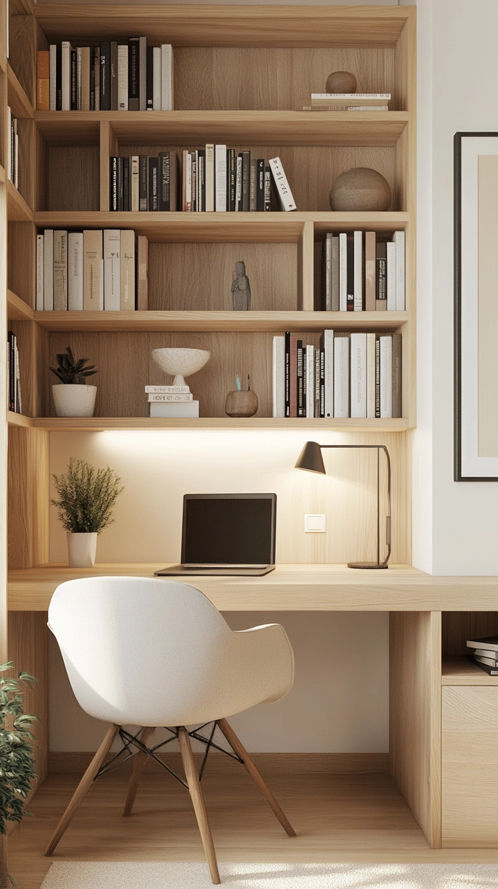 small office bookshelf ideas 23