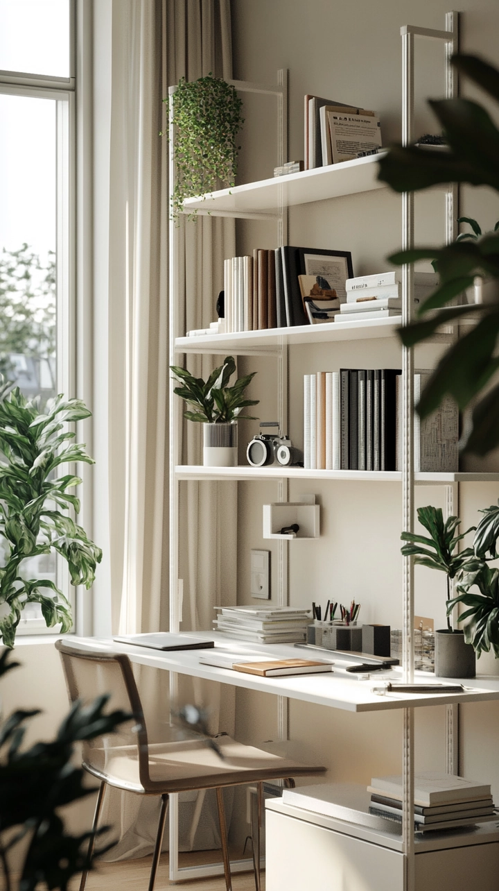 small office bookshelf ideas 24