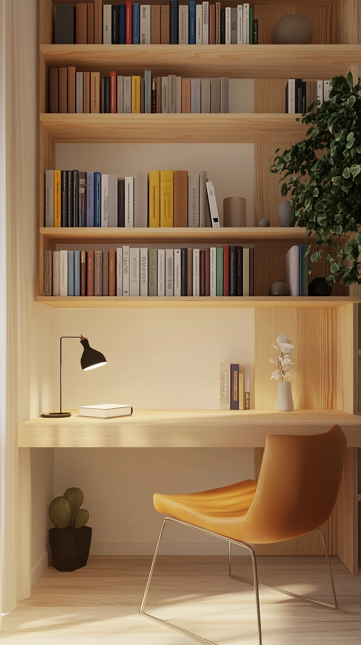 small office bookshelf ideas 25