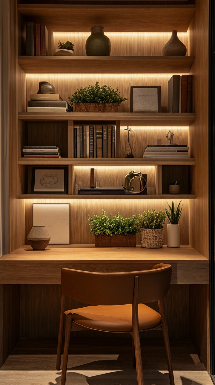 small office bookshelf ideas 29