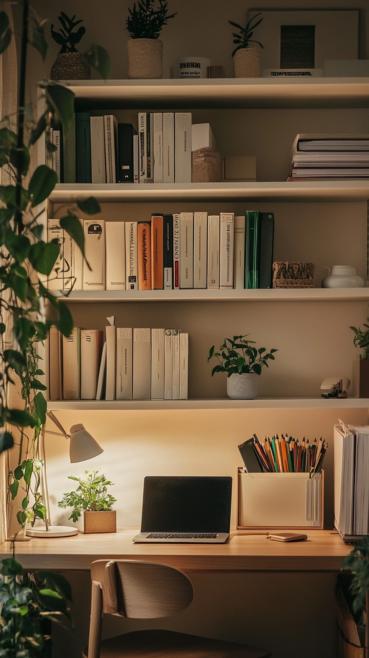 small office bookshelf ideas 3