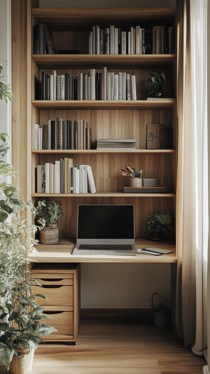 small office bookshelf ideas 37