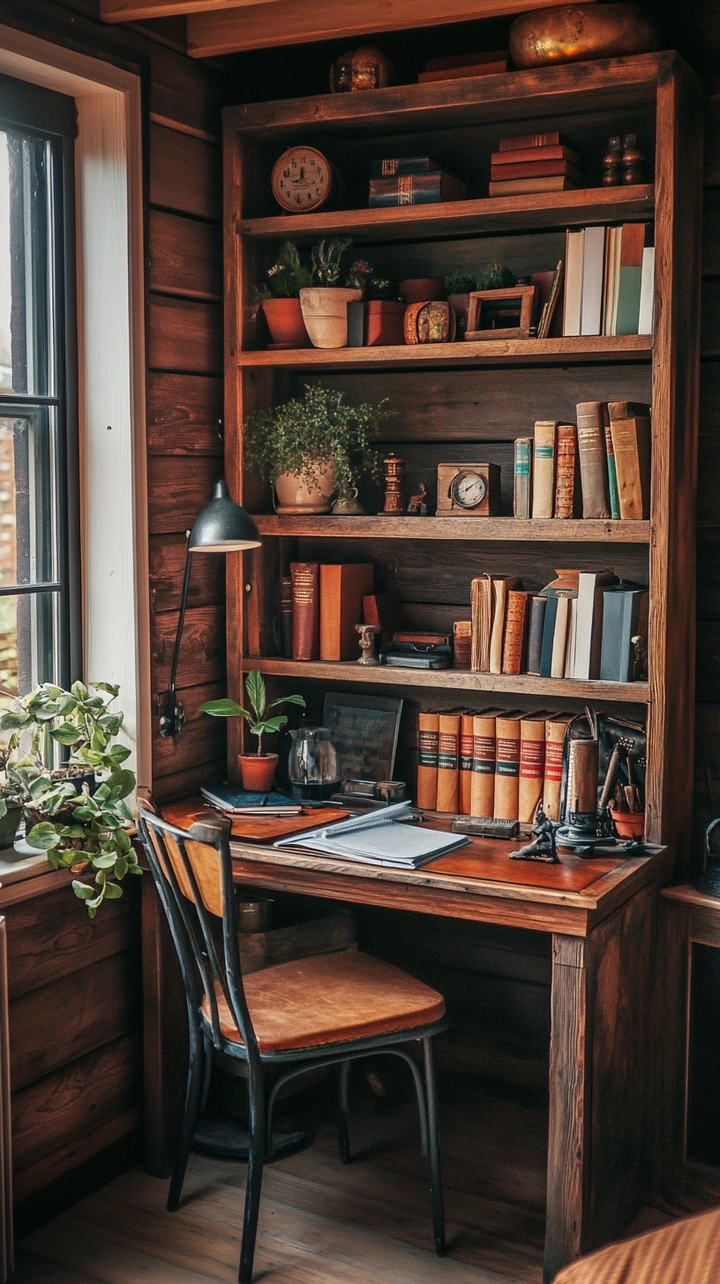 small office bookshelf ideas 43