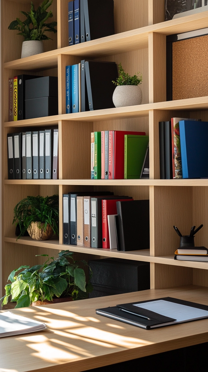 small office bookshelf ideas 5