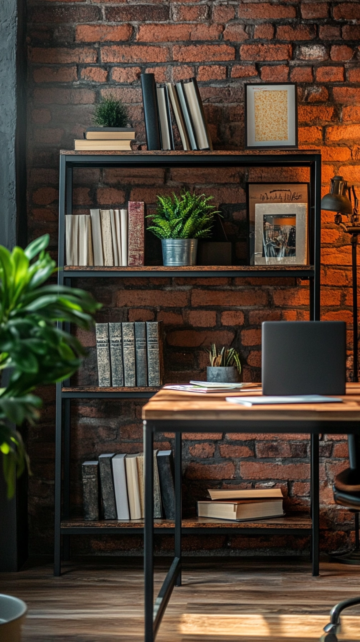 small office bookshelf ideas 53