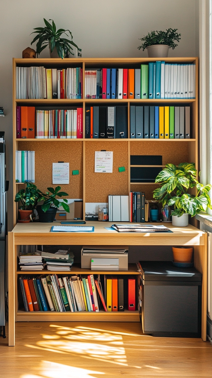 small office bookshelf ideas 6