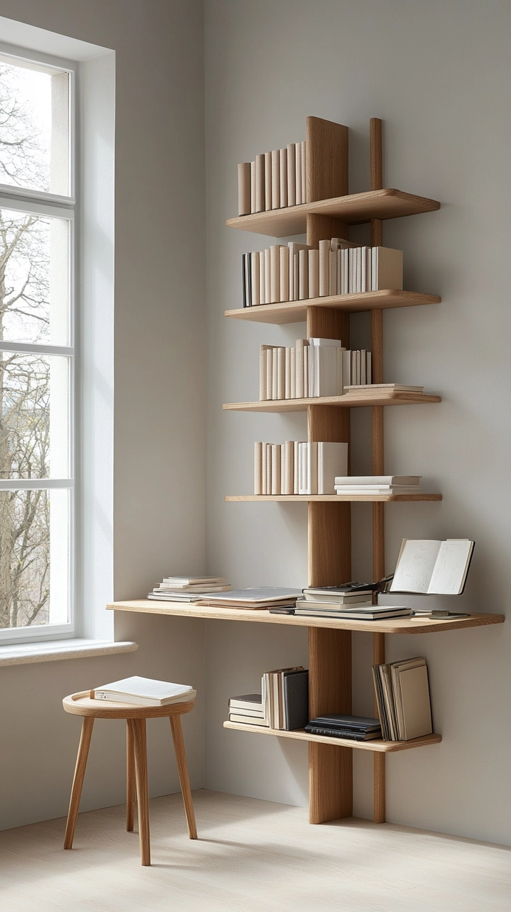 small office bookshelf ideas 64