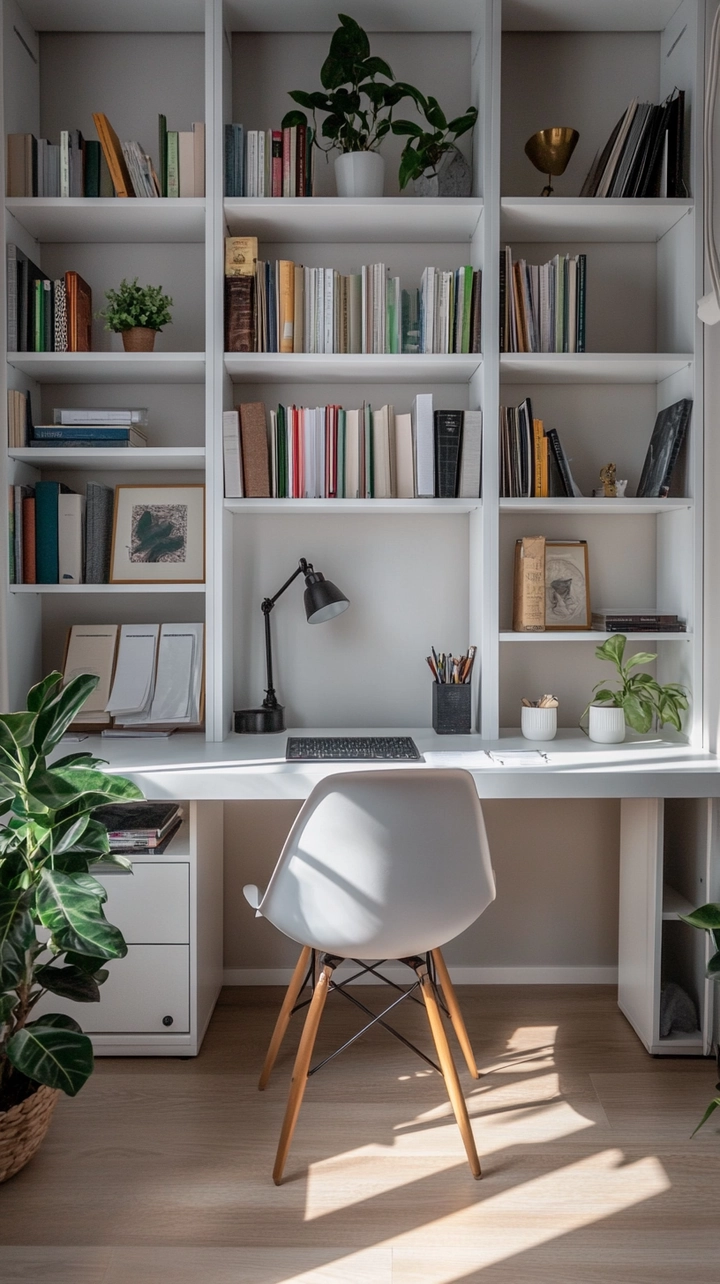 small office bookshelf ideas 75