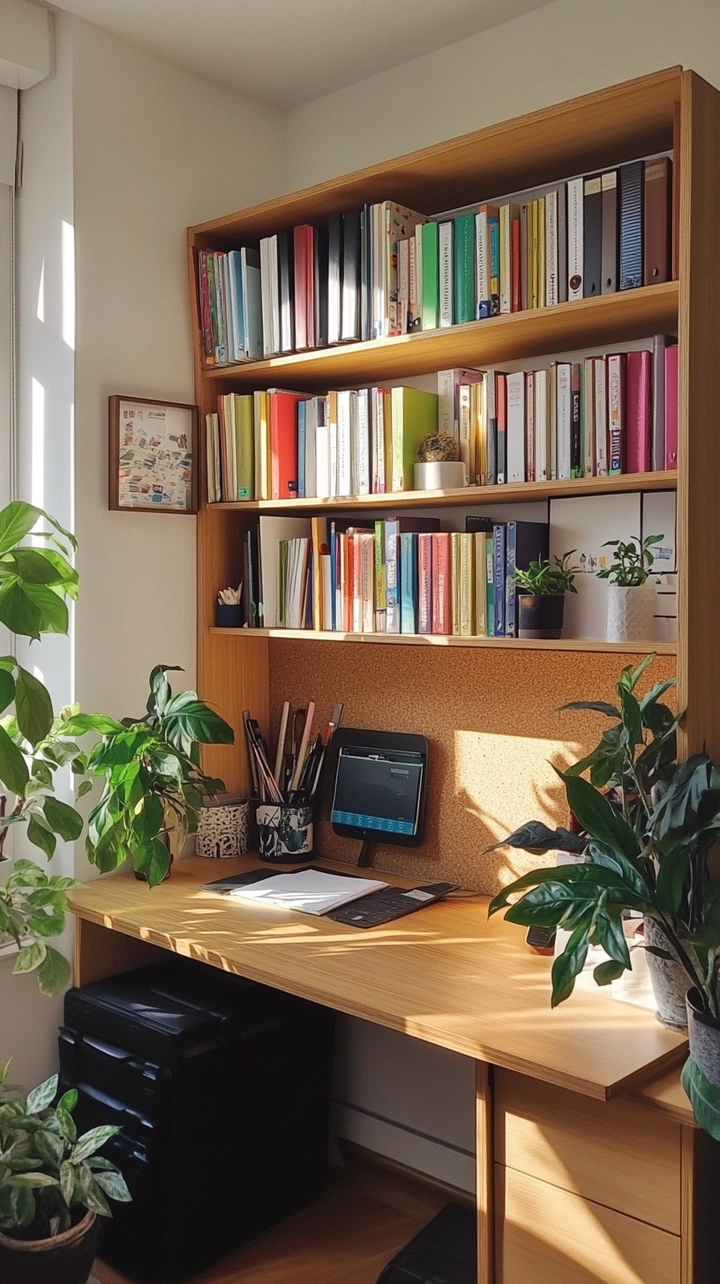 small office bookshelf ideas 8