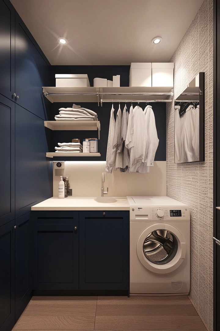 tiny laundry room ideas 29