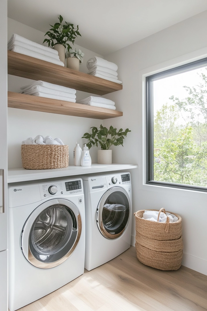 tiny laundry room ideas 49