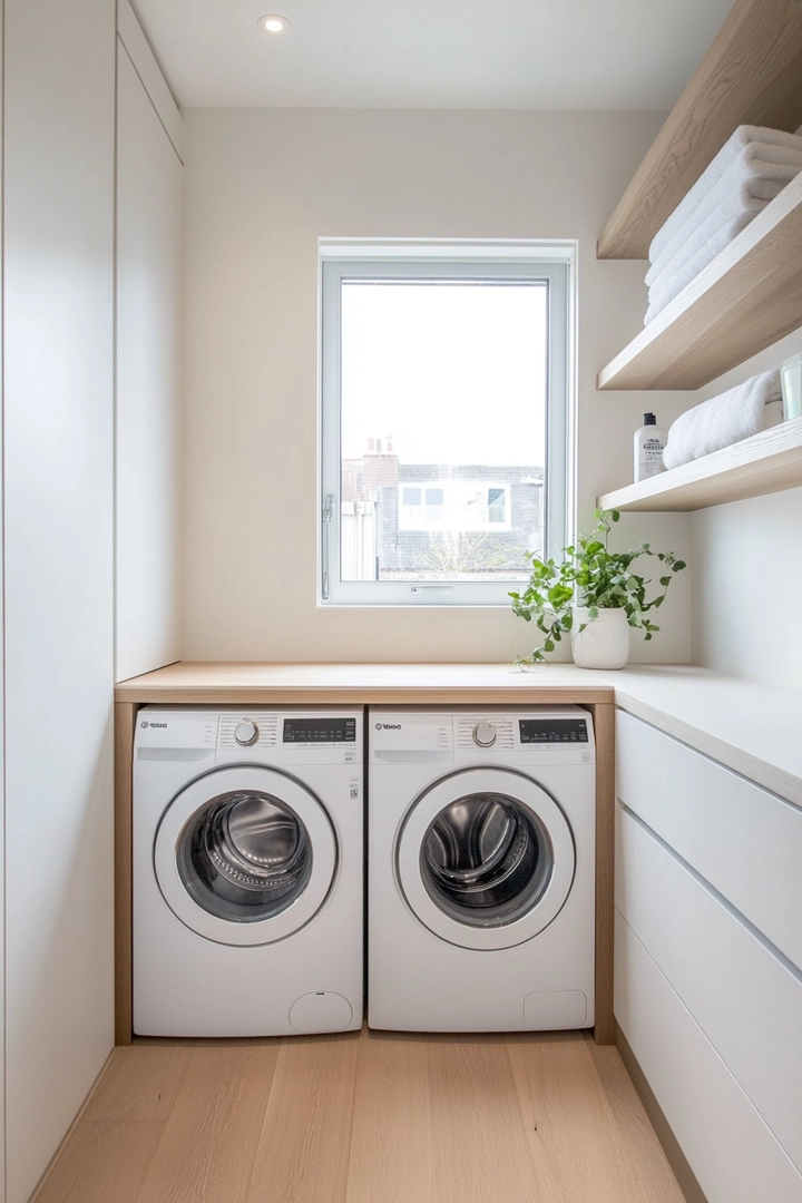 tiny laundry room ideas 50