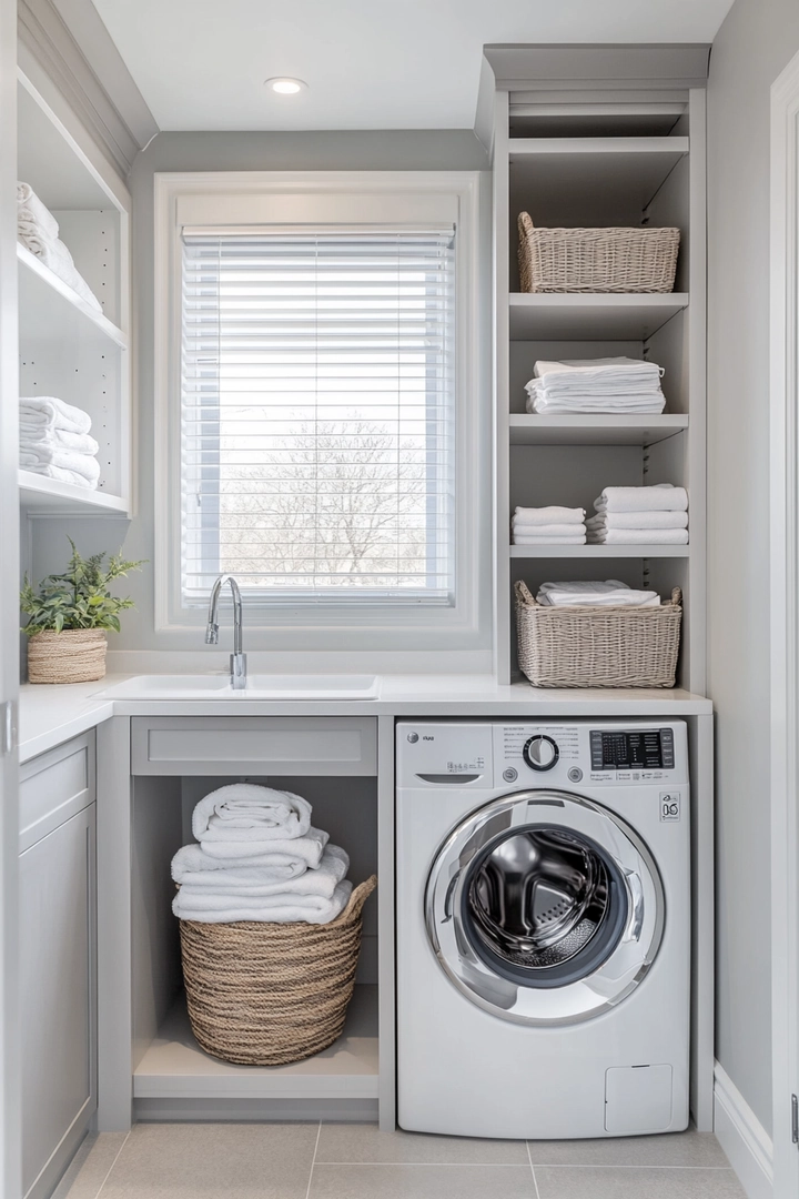 tiny laundry room ideas 53