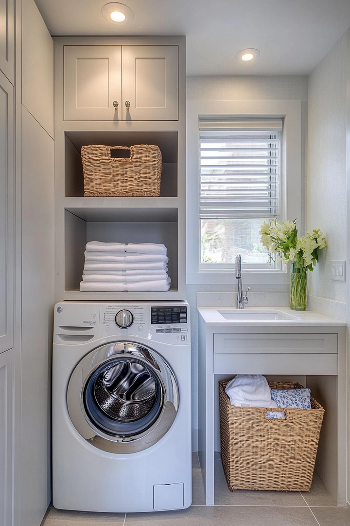 tiny laundry room ideas 55