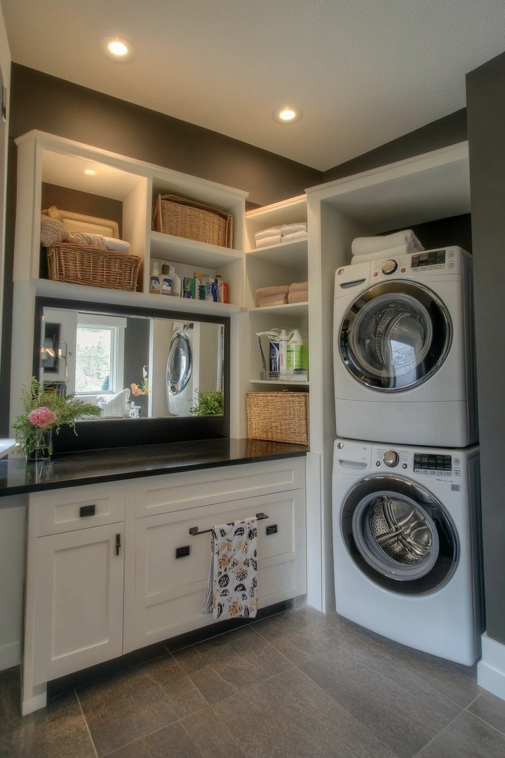 tiny laundry room ideas 63