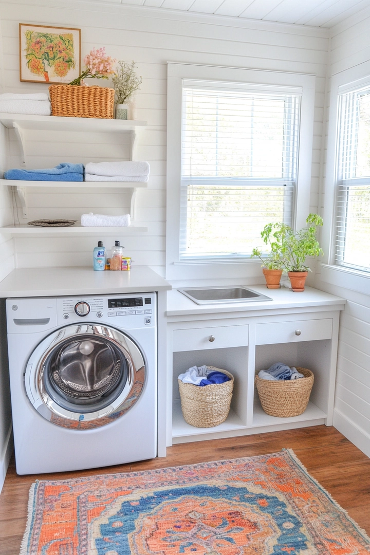 tiny laundry room ideas 65