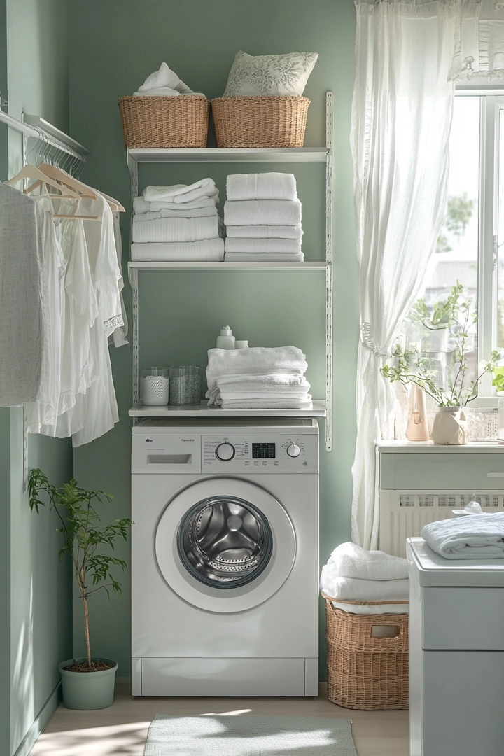 tiny laundry room ideas 74