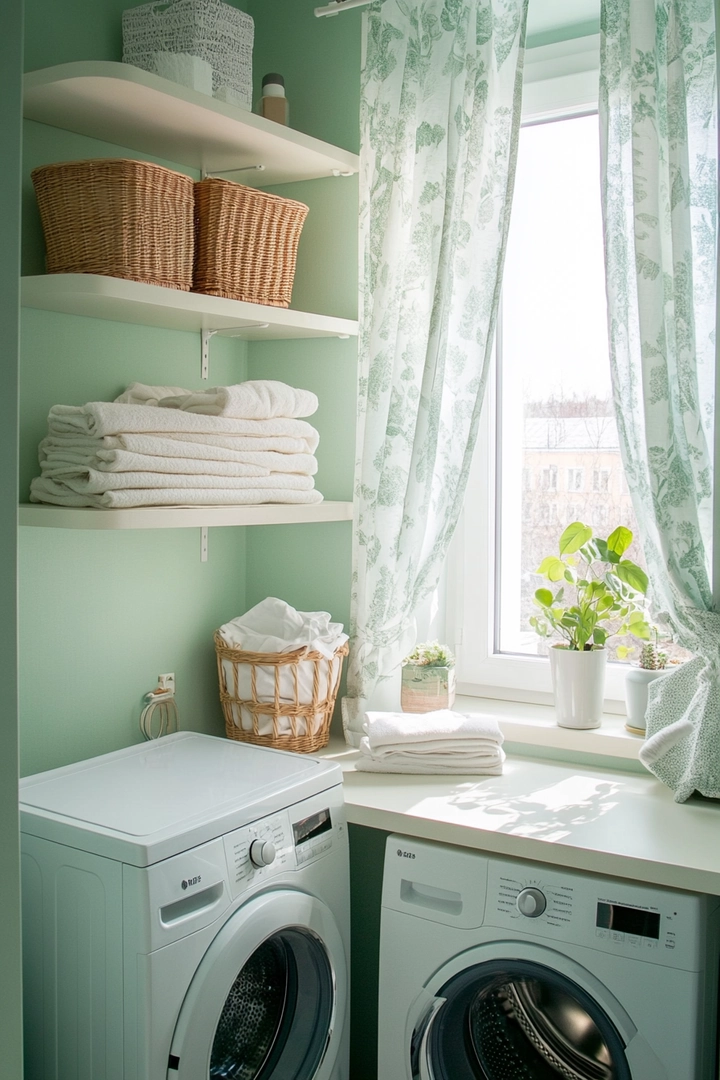 tiny laundry room ideas 76