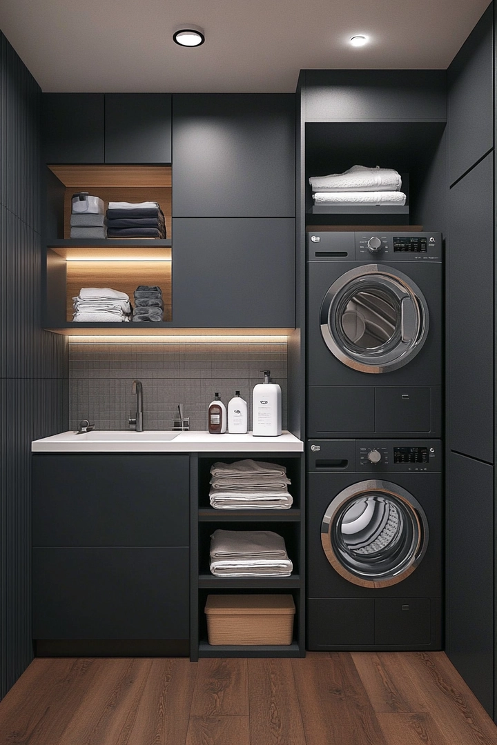 tiny laundry room ideas 77