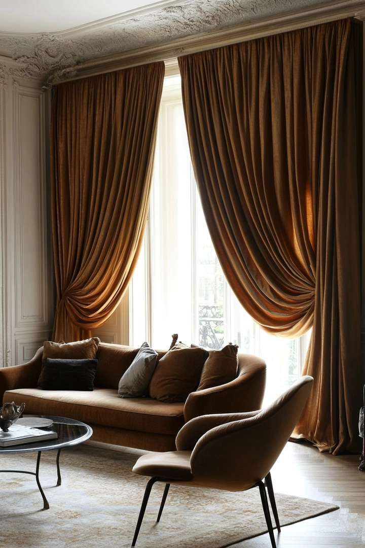 unique curtain ideas living room 5