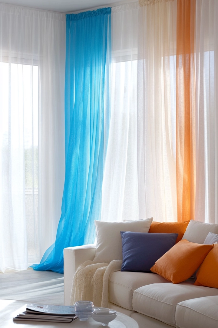 unique curtain ideas living room 53